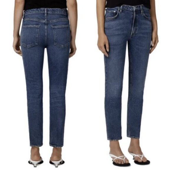 Agolde | Women's Willow Mid Rise Slim Straight Jean - Size 26 - Picture 1 of 13